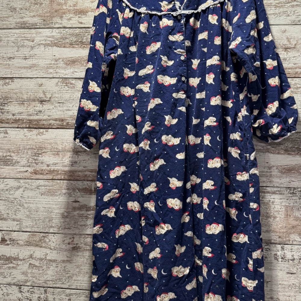 Women’s Golden Retriever Dog Print Nightgown - Cozy Sleepwear